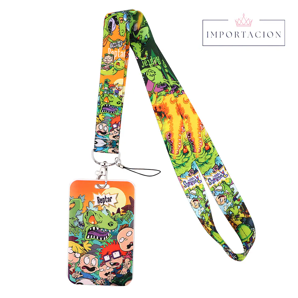Preventa Portacredencial Vertical + Lanyard Rugrats 5