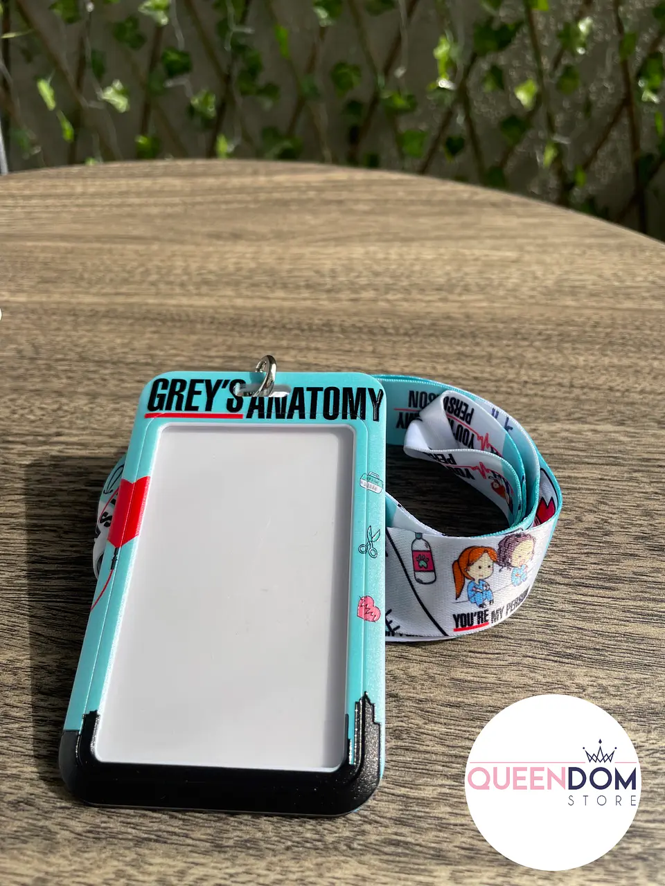 Preventa Portacredencial  Vertical + Lanyard Grey Anatomy 7