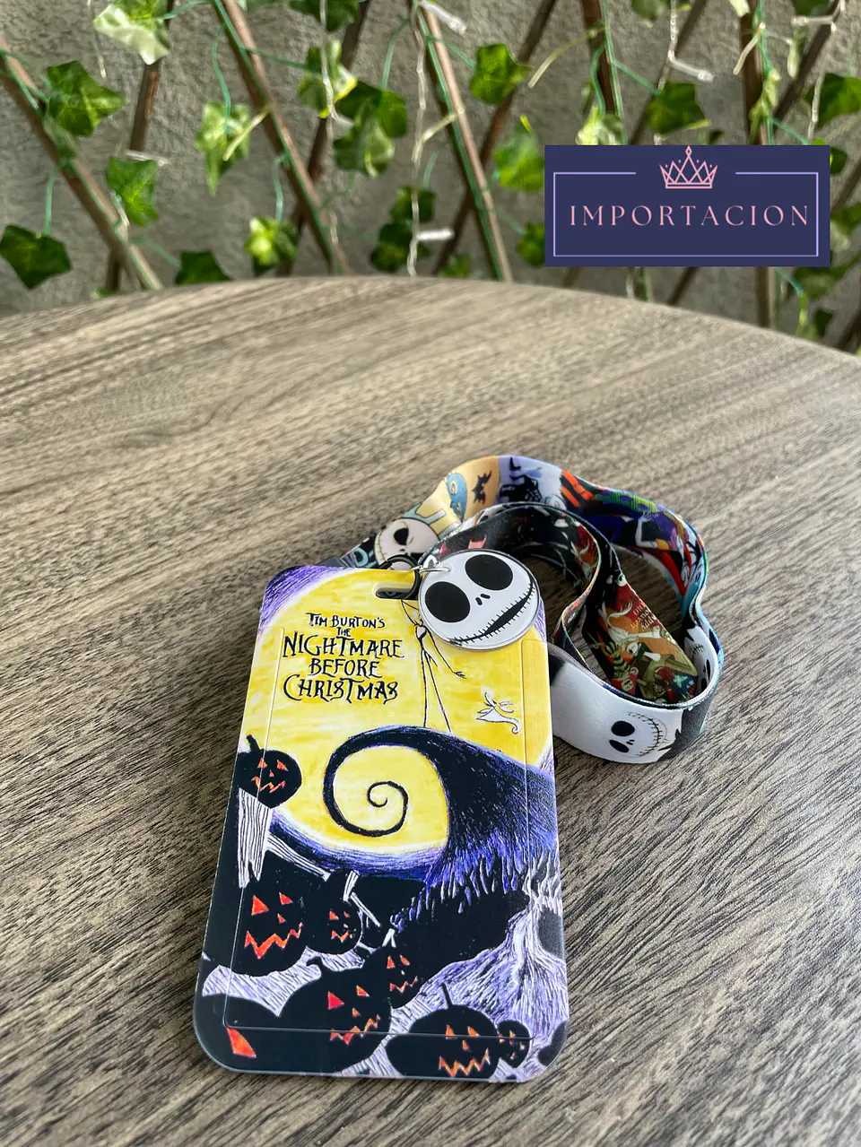 Preventa Portacredencial Vertical + Lanyard Jack Skellington 3