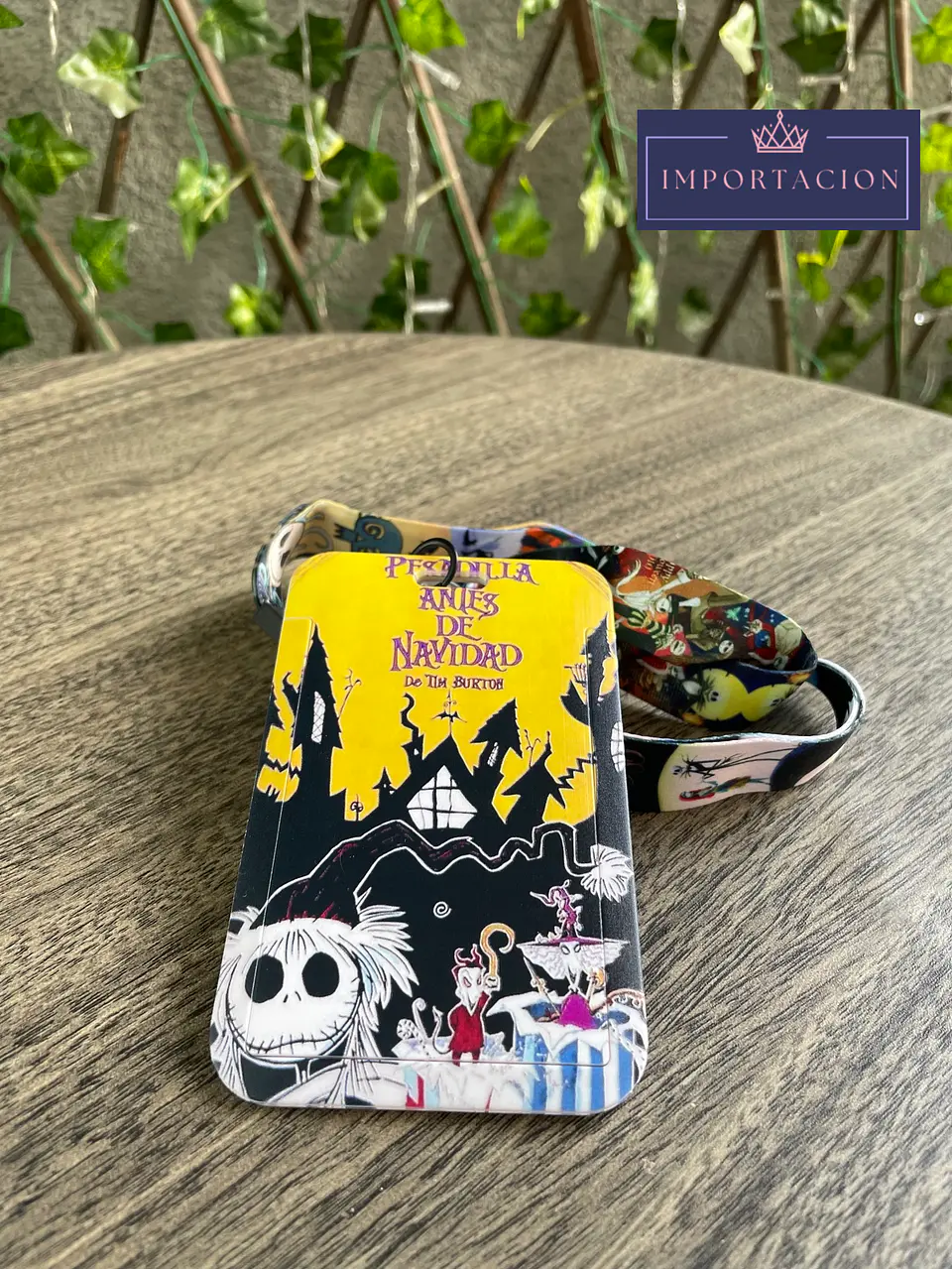 Preventa Portacredencial Vertical + Lanyard Jack Skellington 5