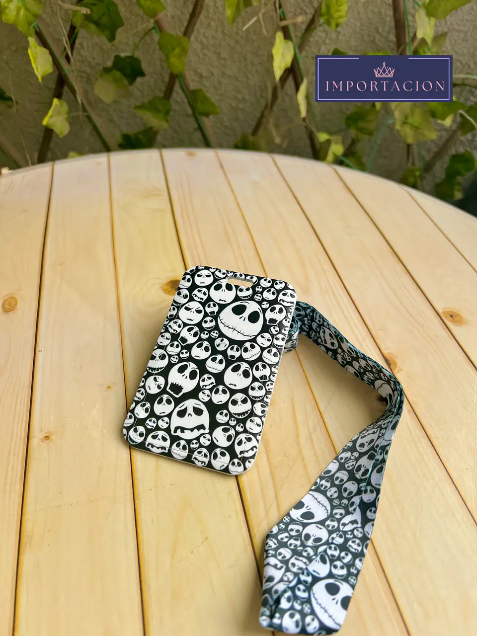 Preventa Portacredencial Vertical + Lanyard Jack Skellington 9