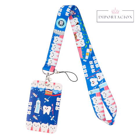 Preventa Portacredencial Vertical+ Lanyard Dentistas 