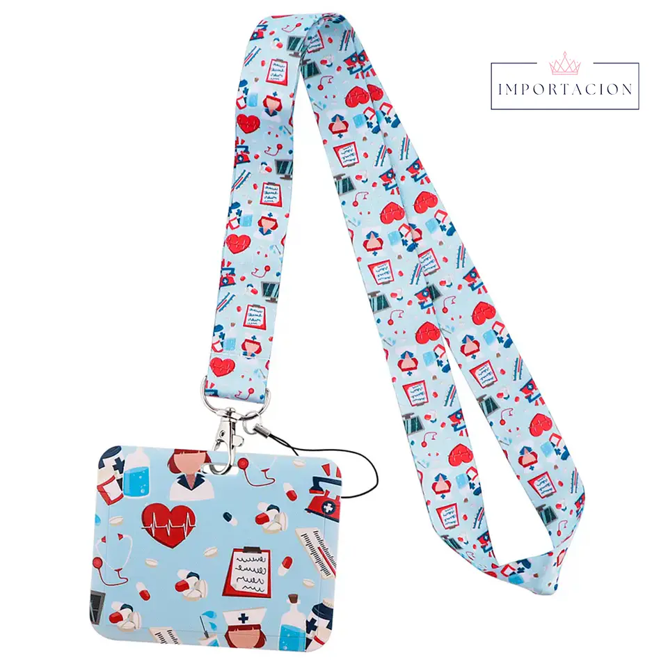 Preventa Portacredencial Horizontal + Lanyard Doctores 2