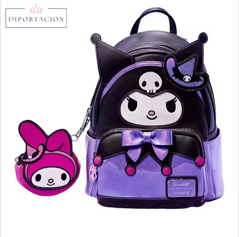 Preventa Mochila Kuromi & Melody monedero
