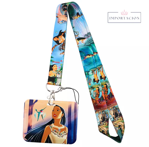 Preventa Portacredencial Horizontal + Lanyard Pocahontas