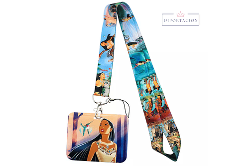 Preventa Portacredencial Horizontal + Lanyard Pocahontas