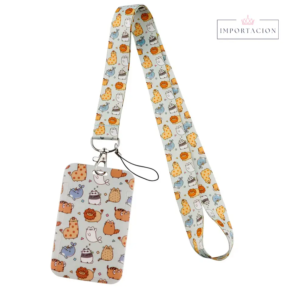 Preventa Portacredencial Vertical + Lanyard Gatitos 11