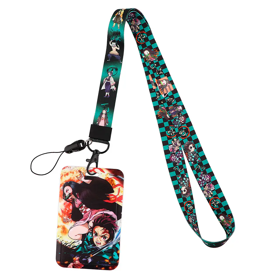 Preventa Portacredencial Vertical + Lanyard Demon Slayer 5