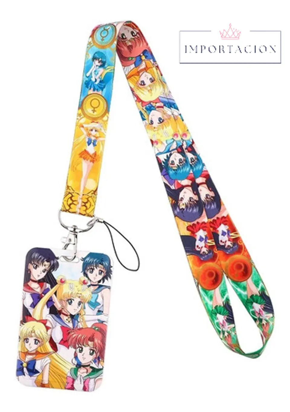 Preventa Portacredencial Vertical + Lanyard Sailor Moon 5