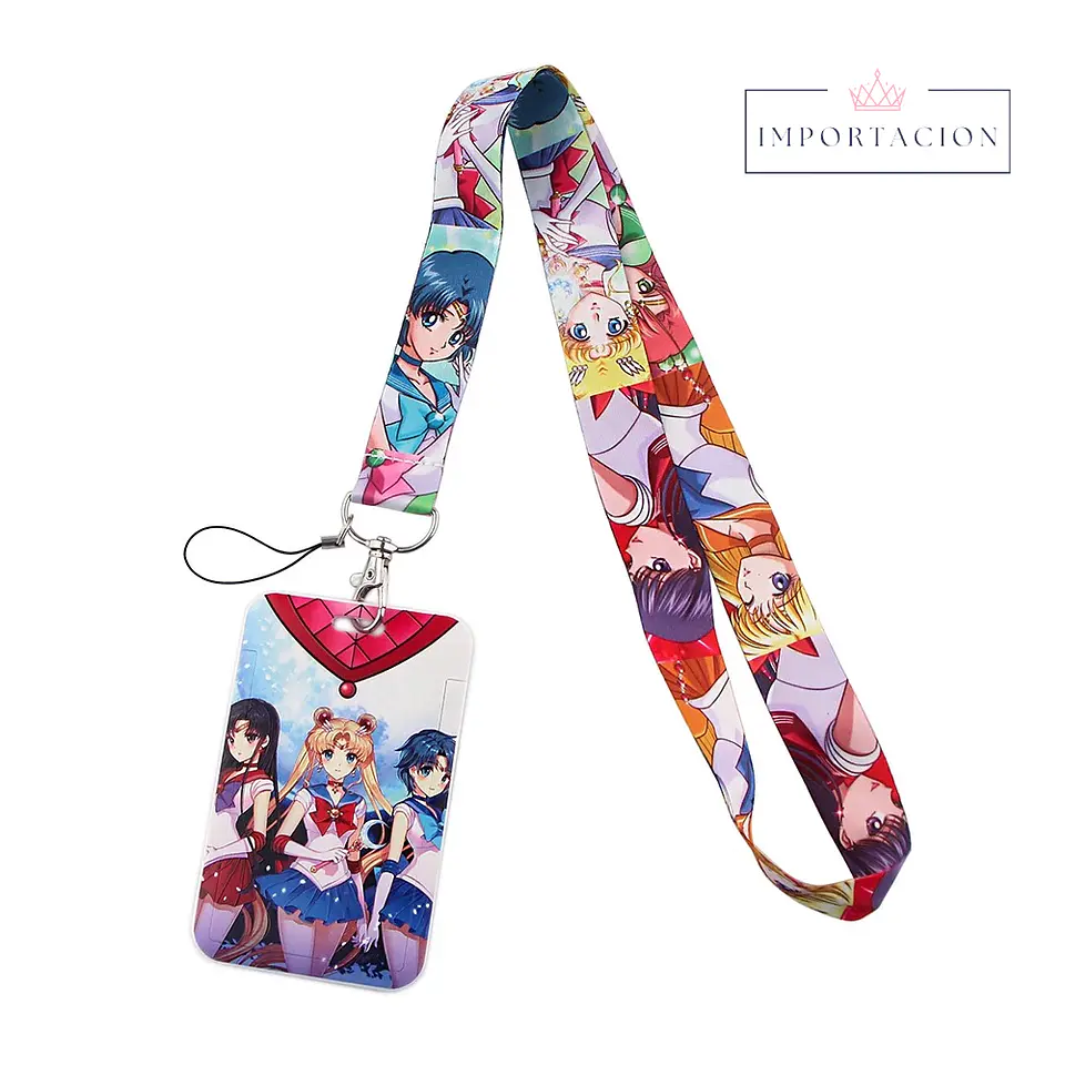 Preventa Portacredencial Vertical + Lanyard Sailor Moon 6