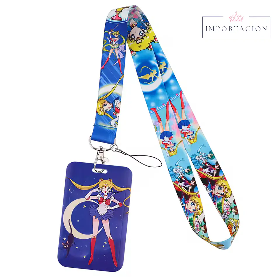 Preventa Portacredencial Vertical + Lanyard Sailor Moon 7