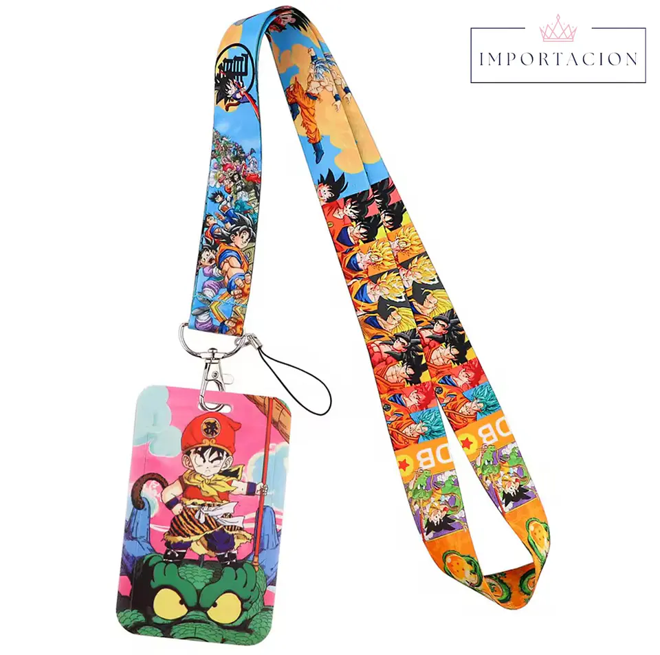 Preventa Portacredencial Vertical + Lanyard Dragon Ball 2