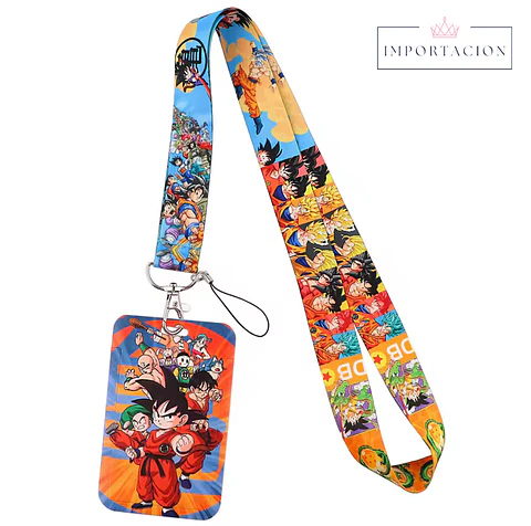 Preventa Portacredencial Vertical + Lanyard Dragon Ball