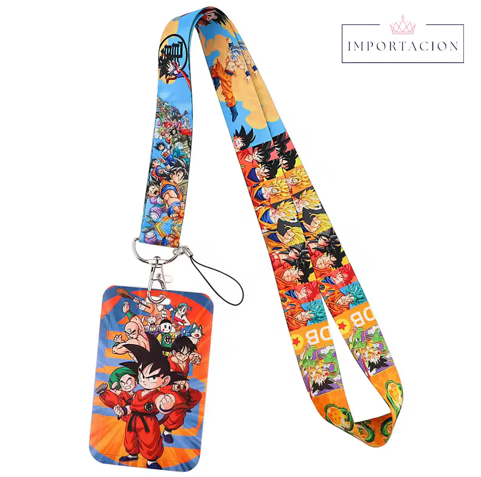 Preventa Portacredencial Vertical + Lanyard Dragon Ball 1