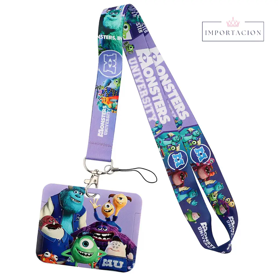 Preventa Portacredencial Horizontal + Lanyard Monster Inc  3