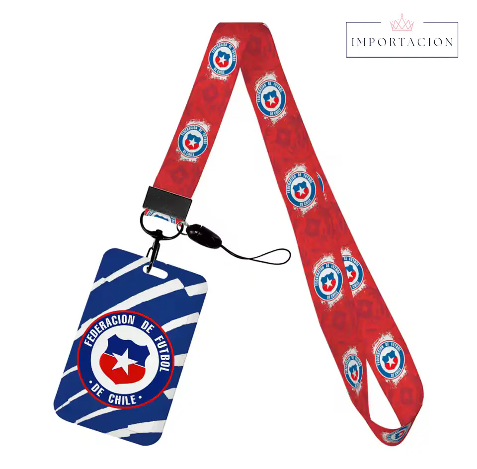Preventa Portacredencial Vertical + Lanyard Seleccion de Chile 4