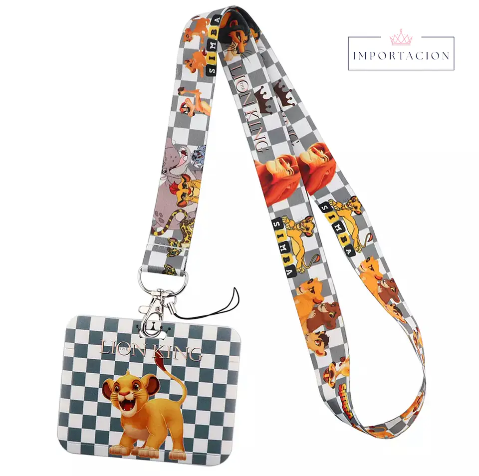 Preventa Portacredencial Horizontal + Lanyard Rey Leon 2