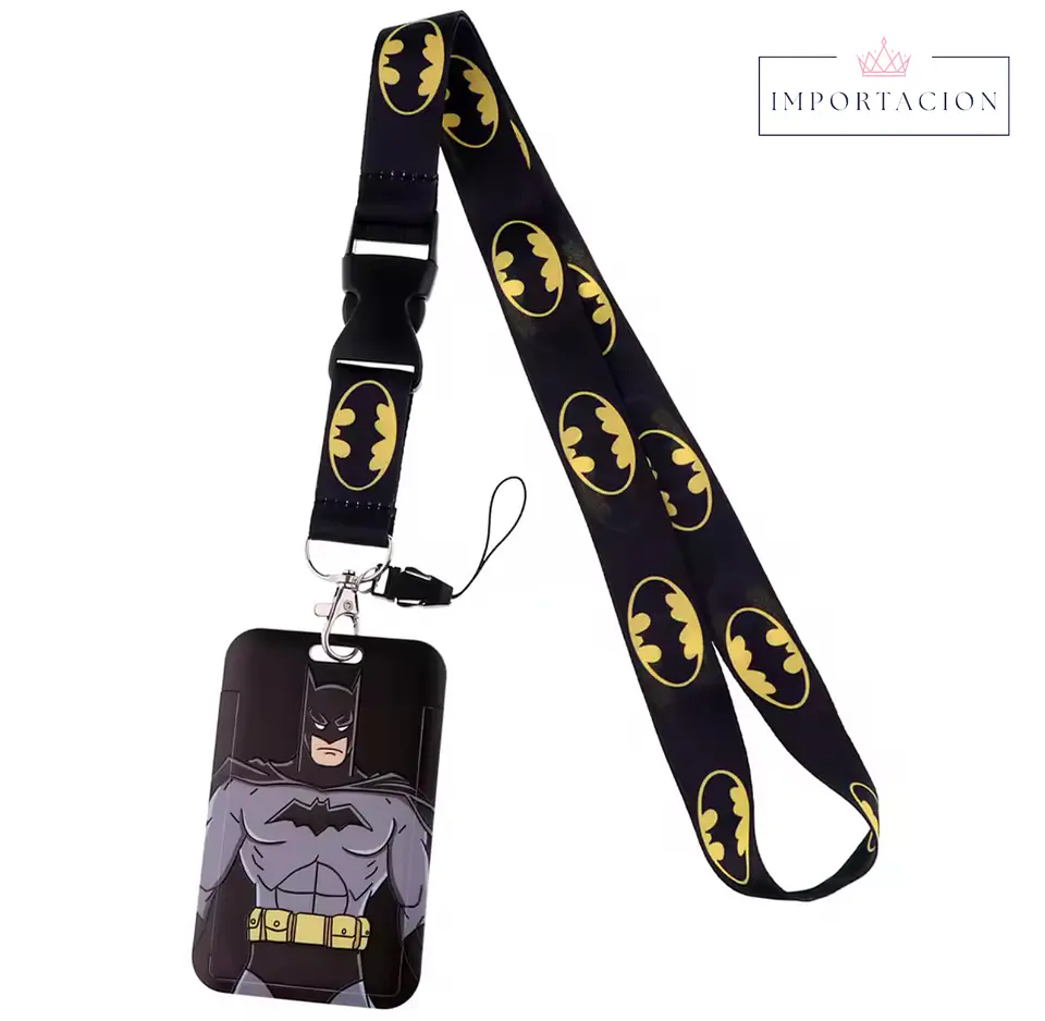 Preventa Portacredencial Vertical + Lanyard Batman  8