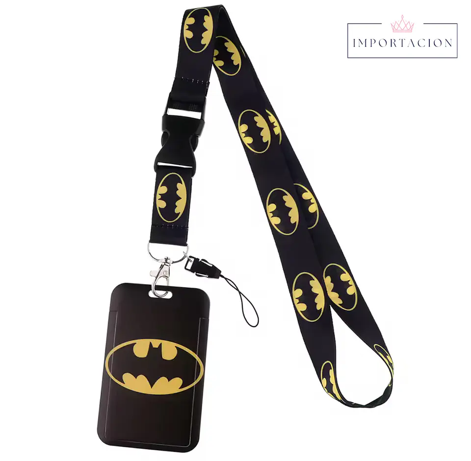 Preventa Portacredencial Vertical + Lanyard Batman  7