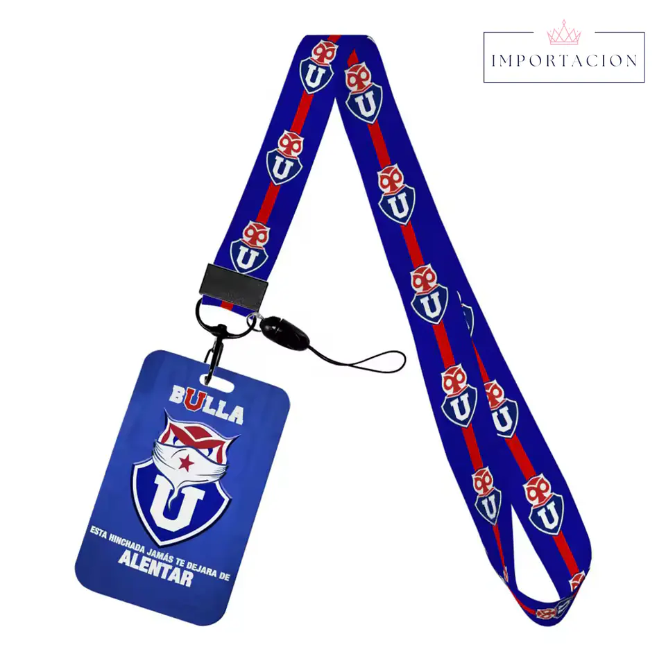 Preventa Portacredencial Vertical + Lanyard U De Chile 9
