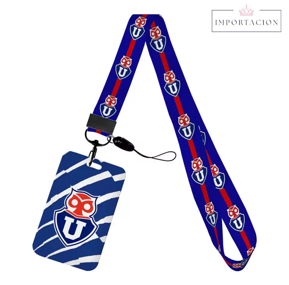 Preventa Portacredencial Vertical + Lanyard U De Chile 18