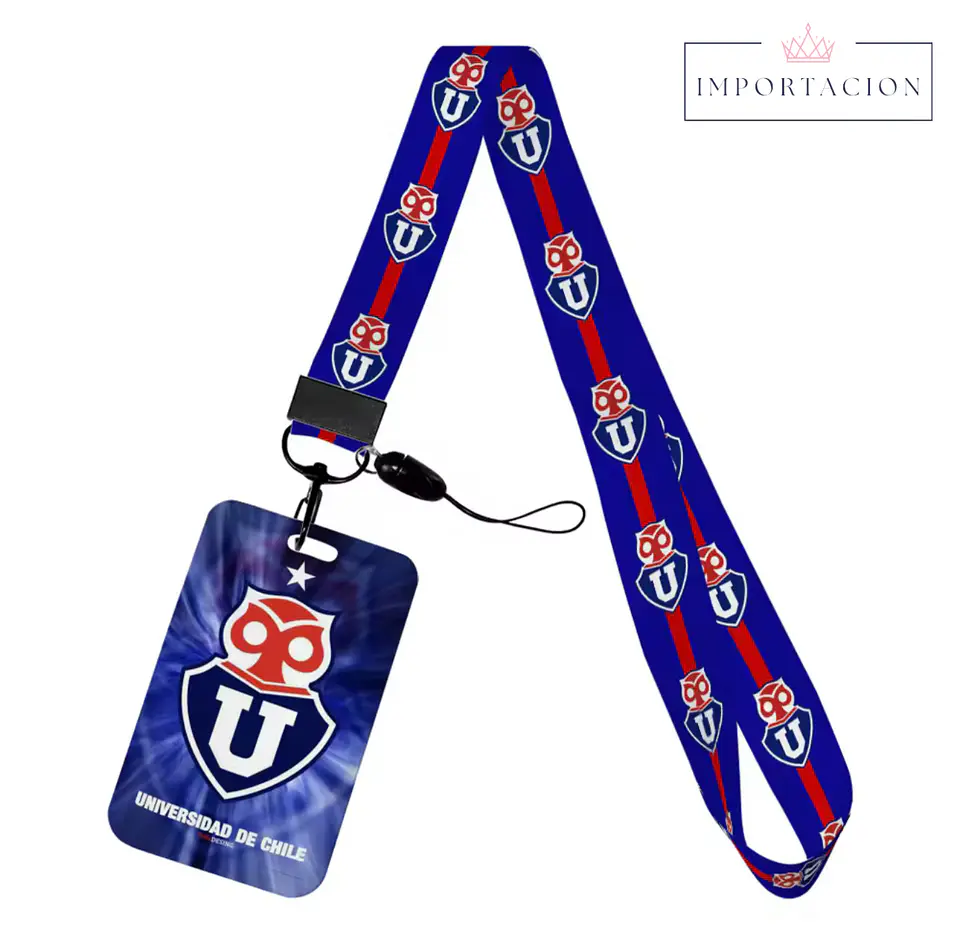 Preventa Portacredencial Vertical + Lanyard U De Chile 29