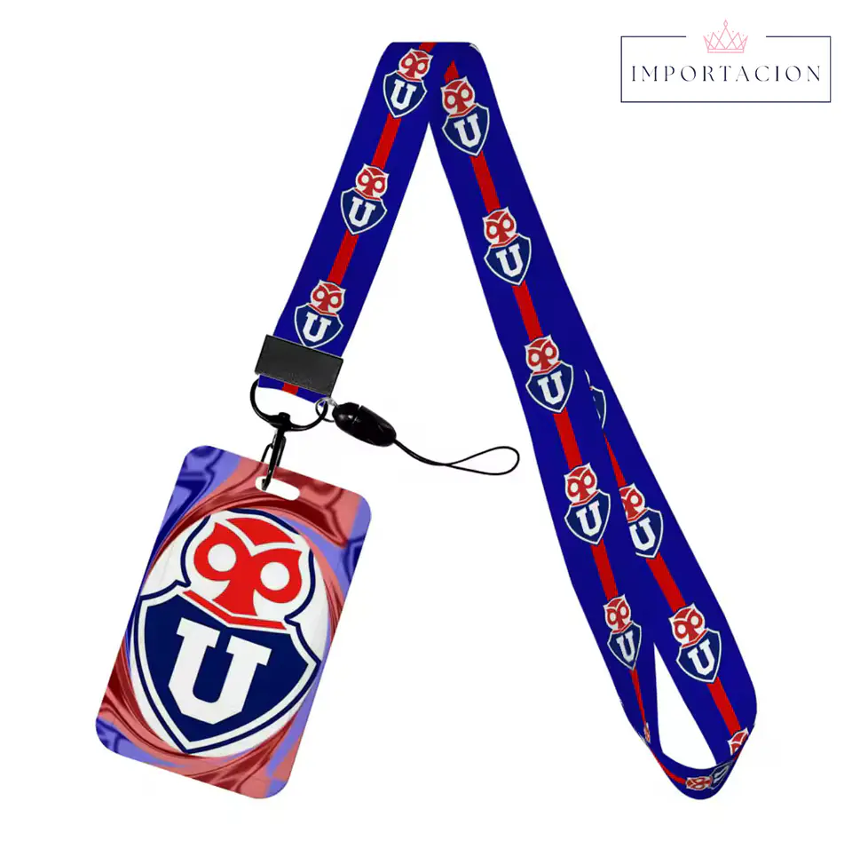 Preventa Portacredencial Vertical + Lanyard U De Chile 15