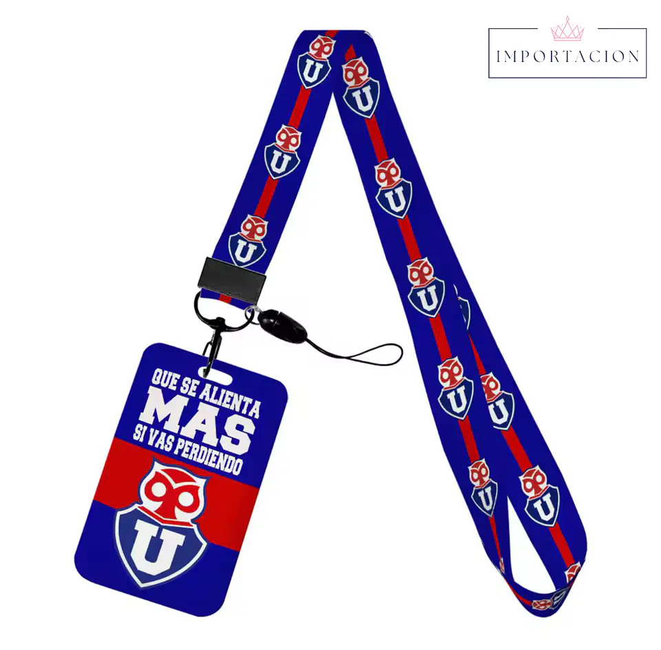 Preventa Portacredencial Vertical + Lanyard U De Chile 27