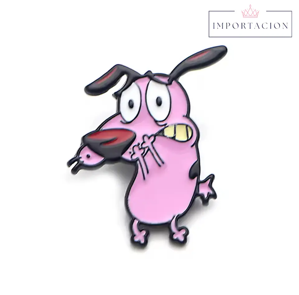 Preventa Pin Serie Perro Coraje  4