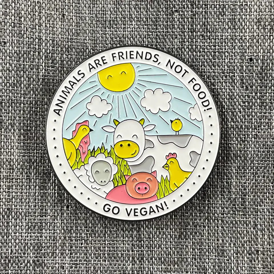 Preventa Pin Vegano Lover 2