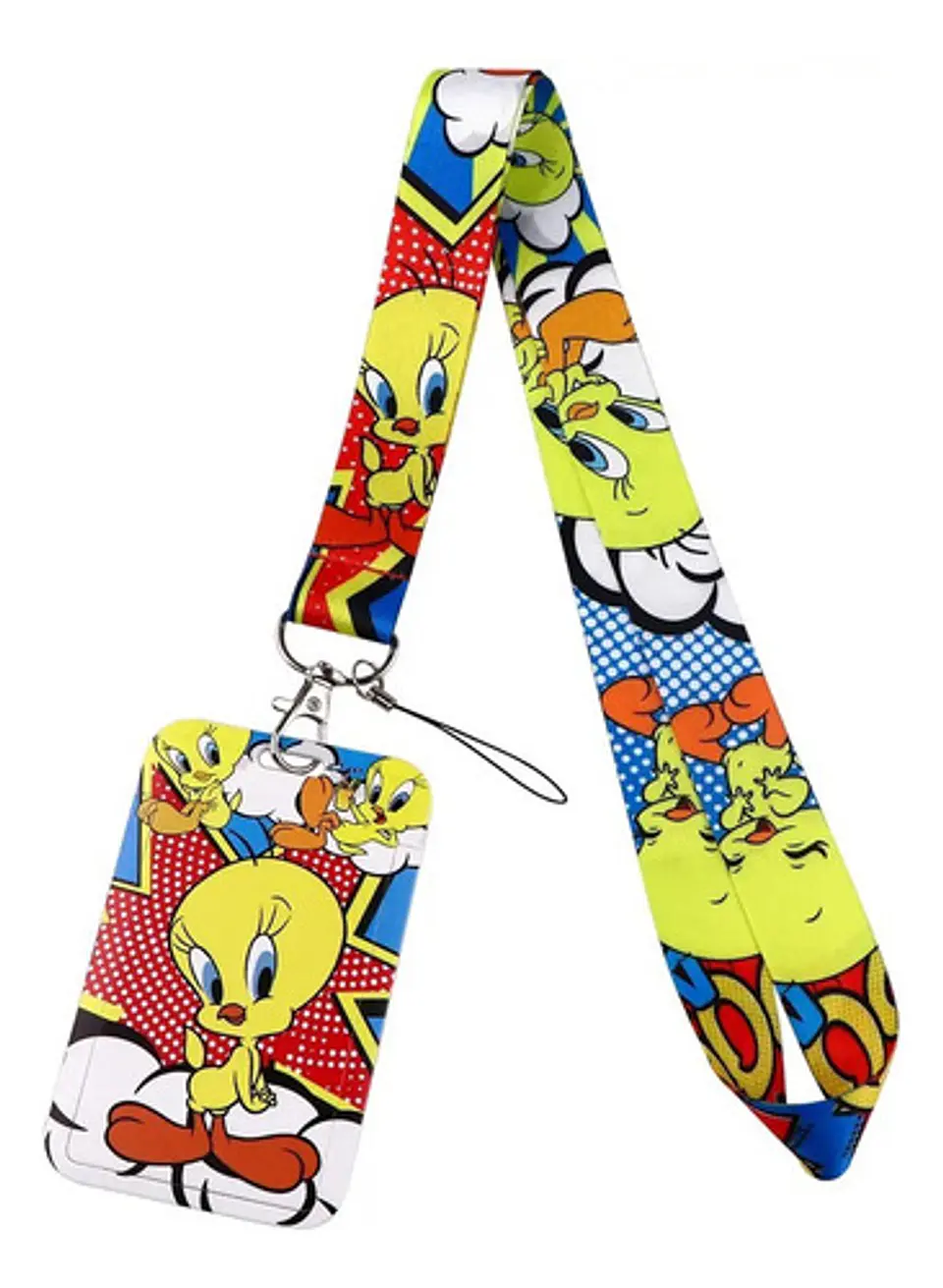 Portacredencial + Lanyards Looney Tunes Varios Personajes 5
