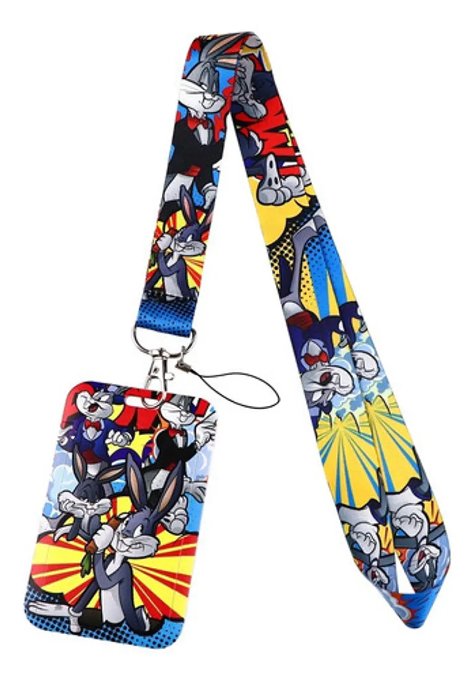 Portacredencial + Lanyards Looney Tunes Varios Personajes 6