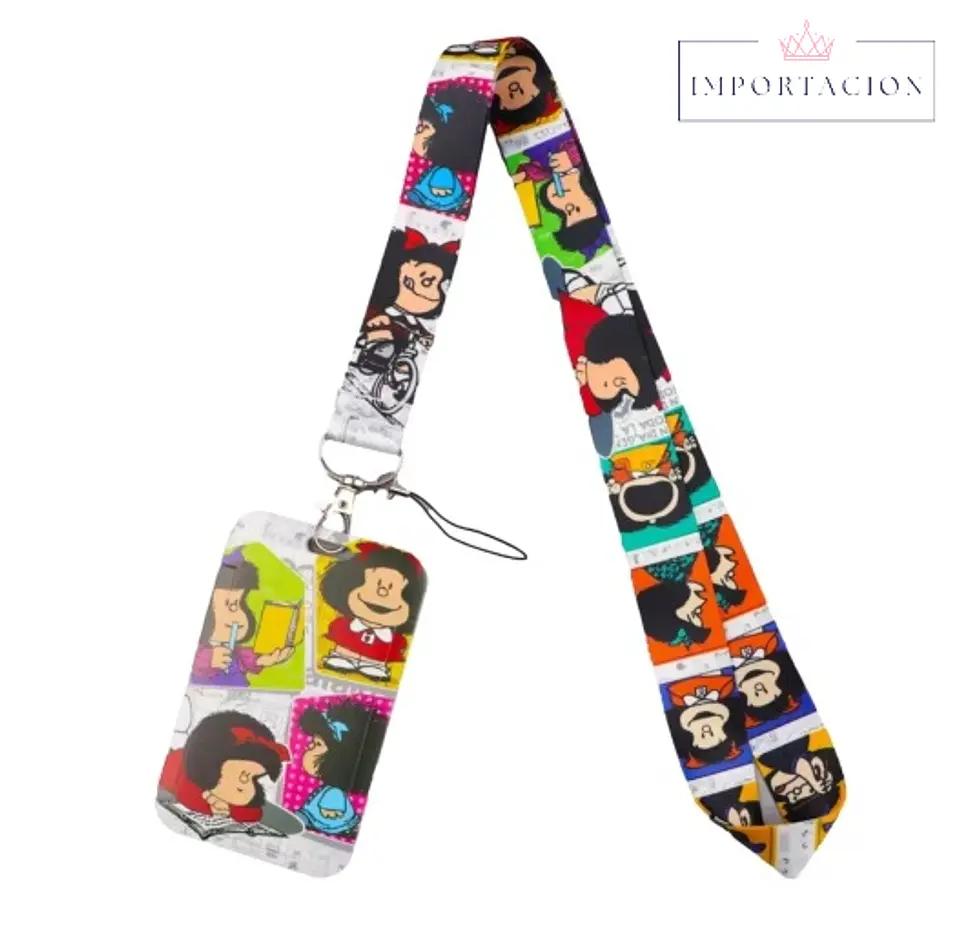 Preventa Portacredencial Vertical + Lanyard Mafalda 1