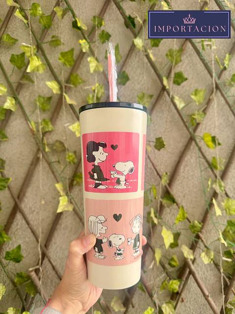 Preventa Vaso Termico Reutilizable Starbucks + Snoppy colab 710ML