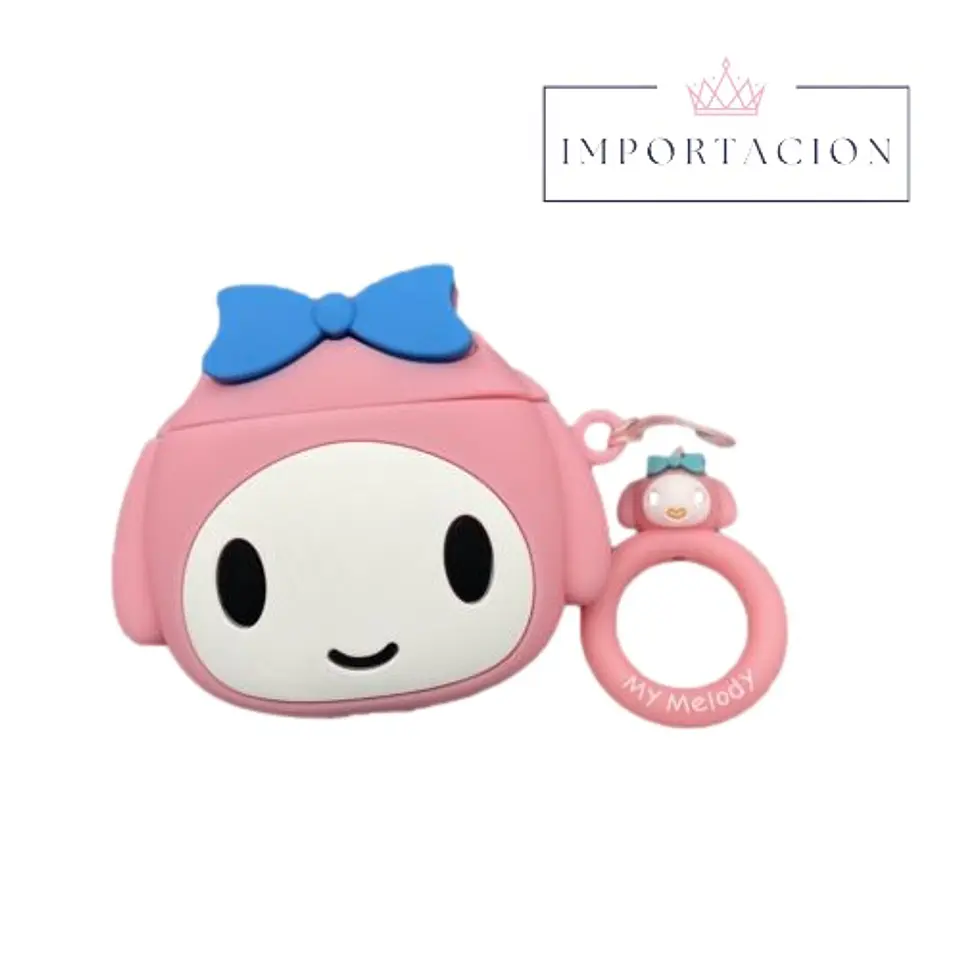 Preventa carcasa Airpods Kuromi and Melody 4