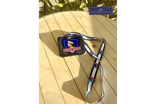 Preventa Portacredencial Horizontal + Lanyard Colo Colo Chile