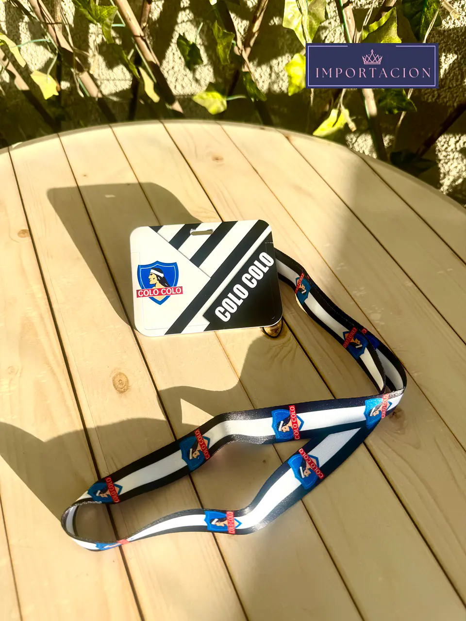 Preventa Portacredencial Horizontal + Lanyard Colo Colo Chile 4