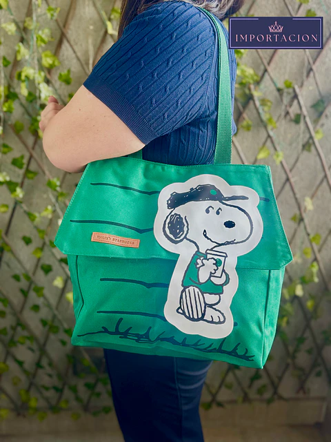 Preventa Bolso Starbucks + Snoppy 