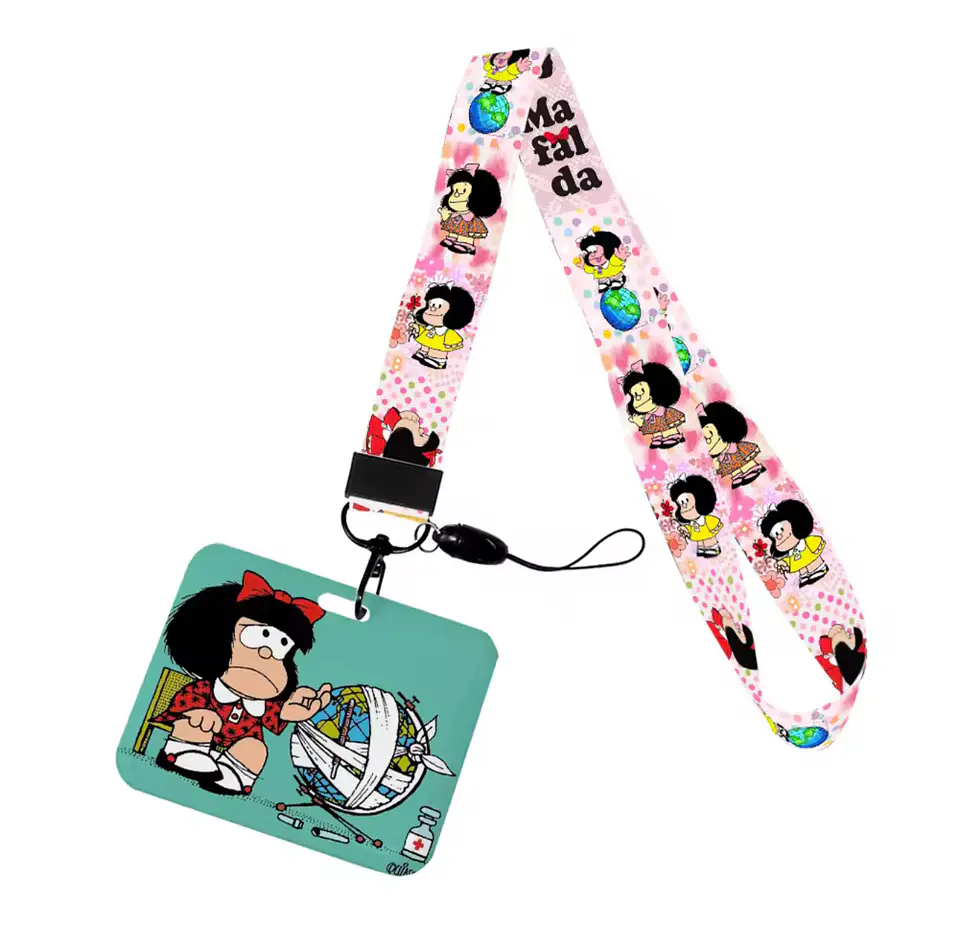 Preventa Portacredencial Horizontal + Lanyard Mafalda 4
