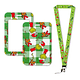 Preventa Portacredencial Vertical + Lanyard Grinch Navideño