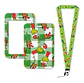 Preventa Portacredencial Vertical + Lanyard Grinch Navideño - Miniatura 1