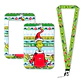 Preventa Portacredencial Vertical + Lanyard Grinch Navideño - Miniatura 9