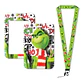 Preventa Portacredencial Vertical + Lanyard Grinch Navideño - Miniatura 12