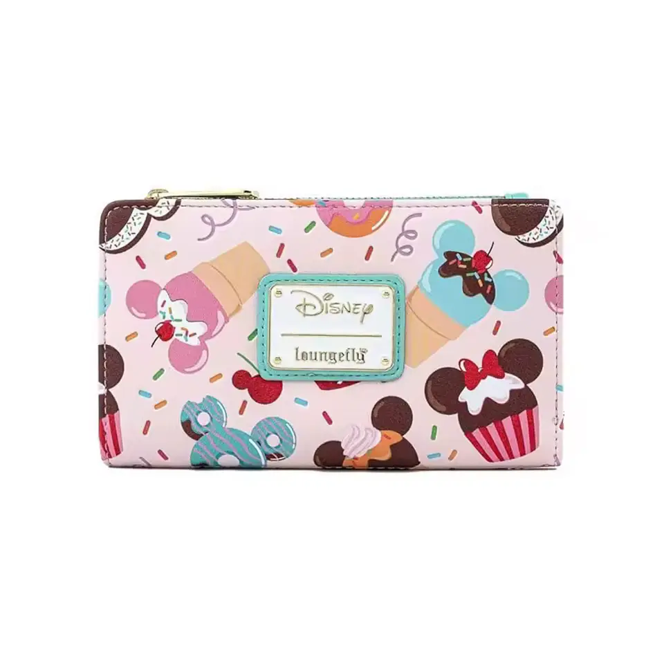 Preventa Billetera Postres Mickey and Minnie Loungefly 2