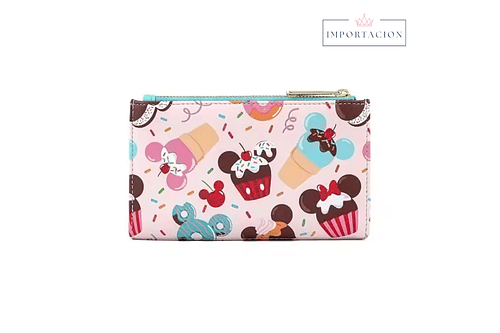 Preventa Billetera Postres Mickey and Minnie Loungefly