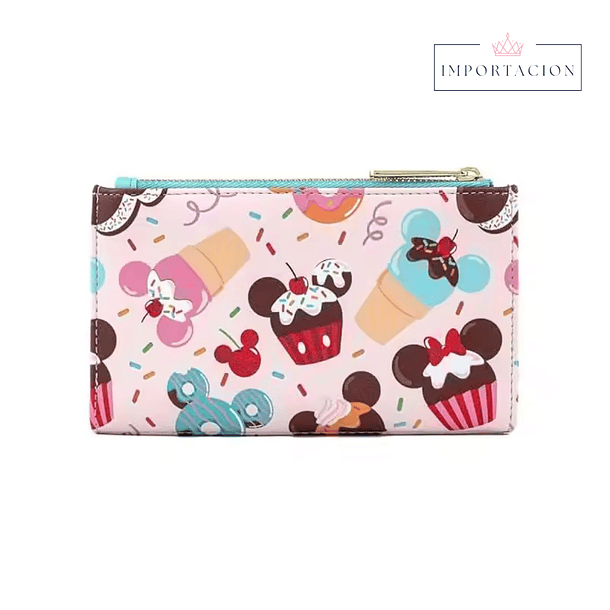 Preventa Billetera Postres Mickey and Minnie Loungefly 1