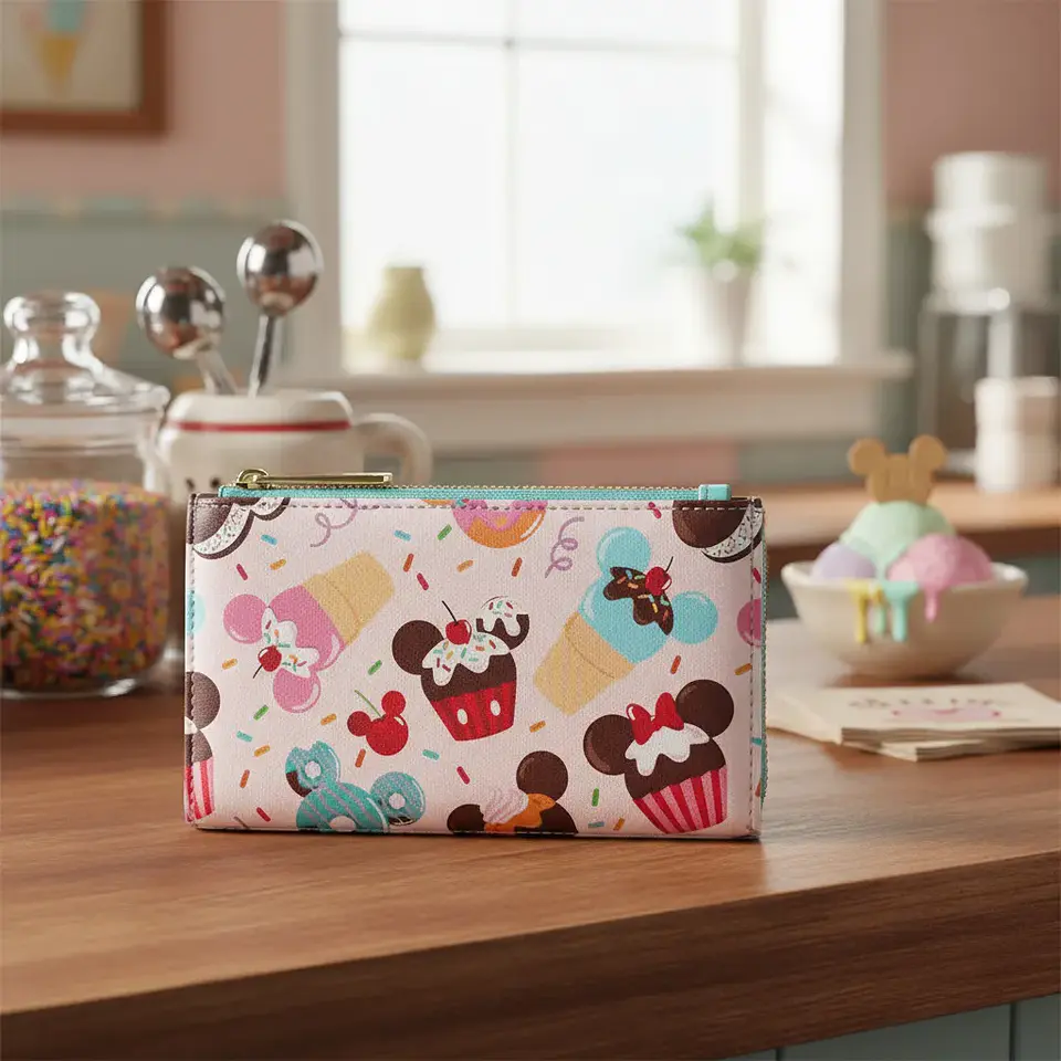 Preventa Billetera Postres Mickey and Minnie Loungefly 5