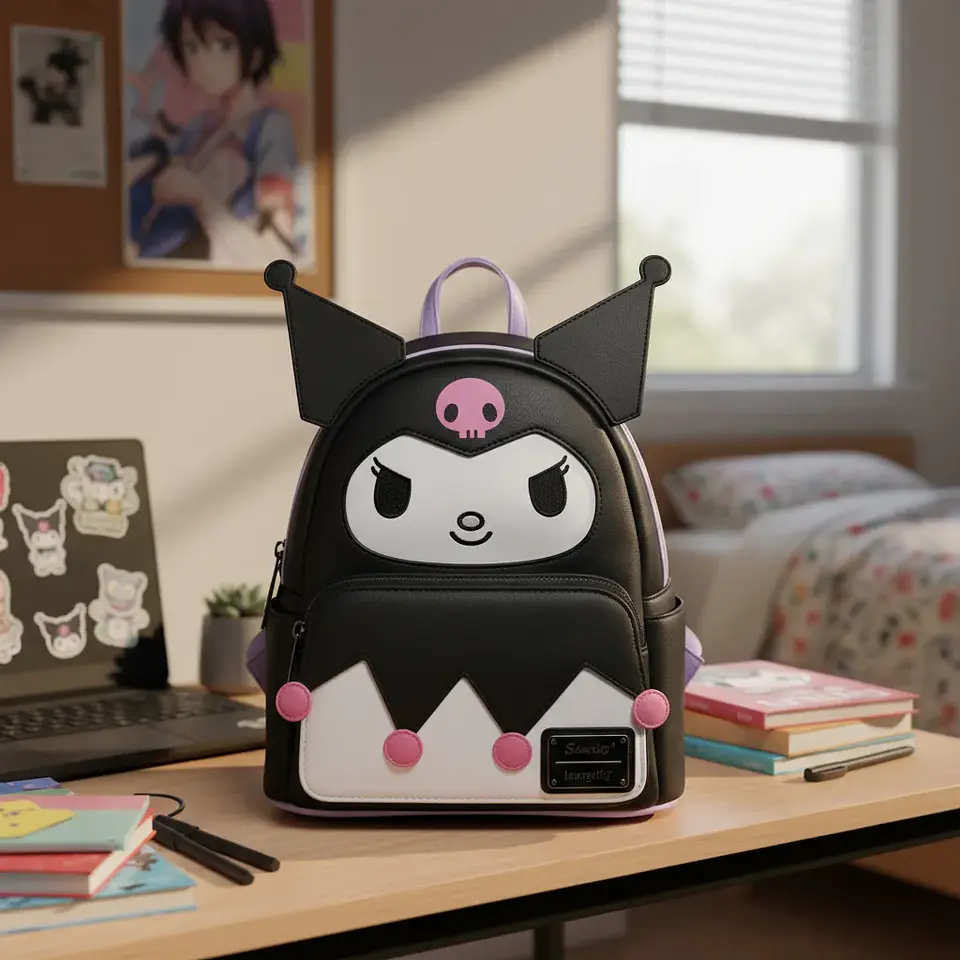 Preventa Mochila Loungefly Kuromi San Rio 7