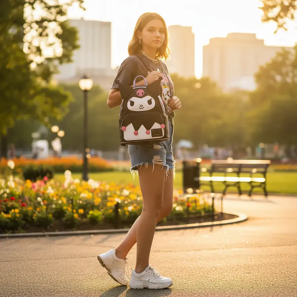 Preventa Mochila Loungefly Kuromi San Rio 8