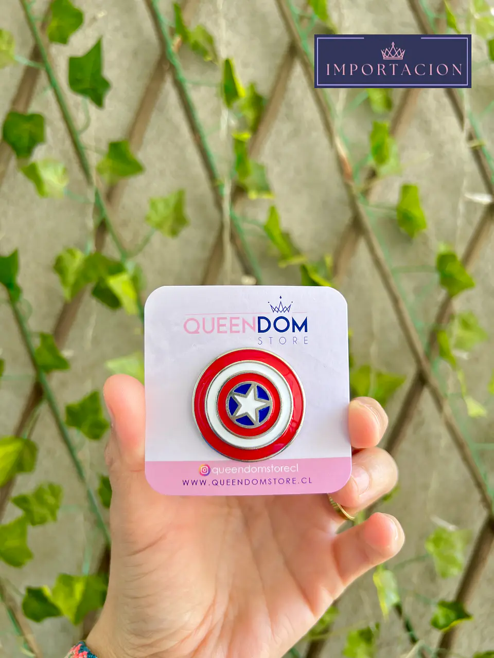 Preventa Pin Escudo Capitan America 1